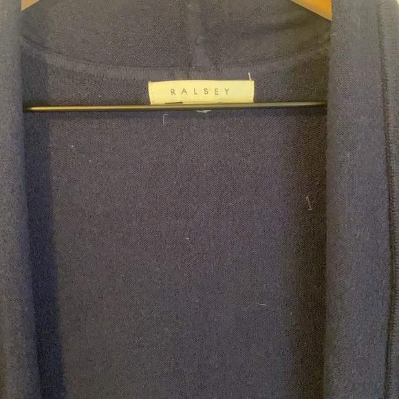 Ramsey navy pocket front vest - Picture 3 of 4